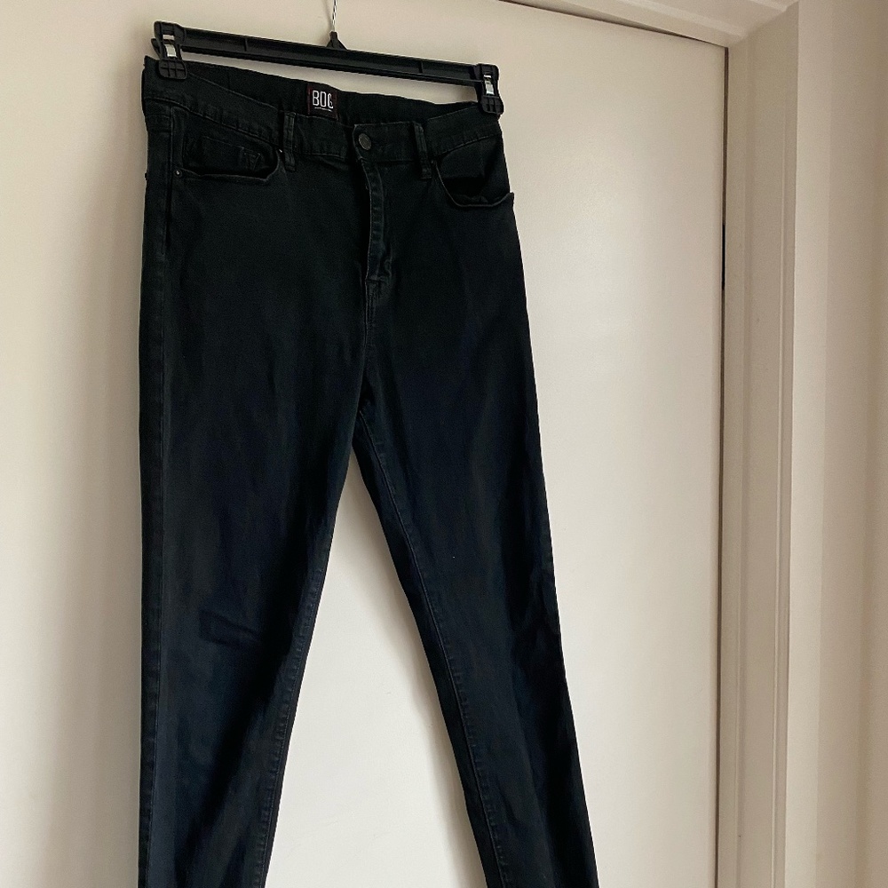 High Waisted Black Skinny Jeans